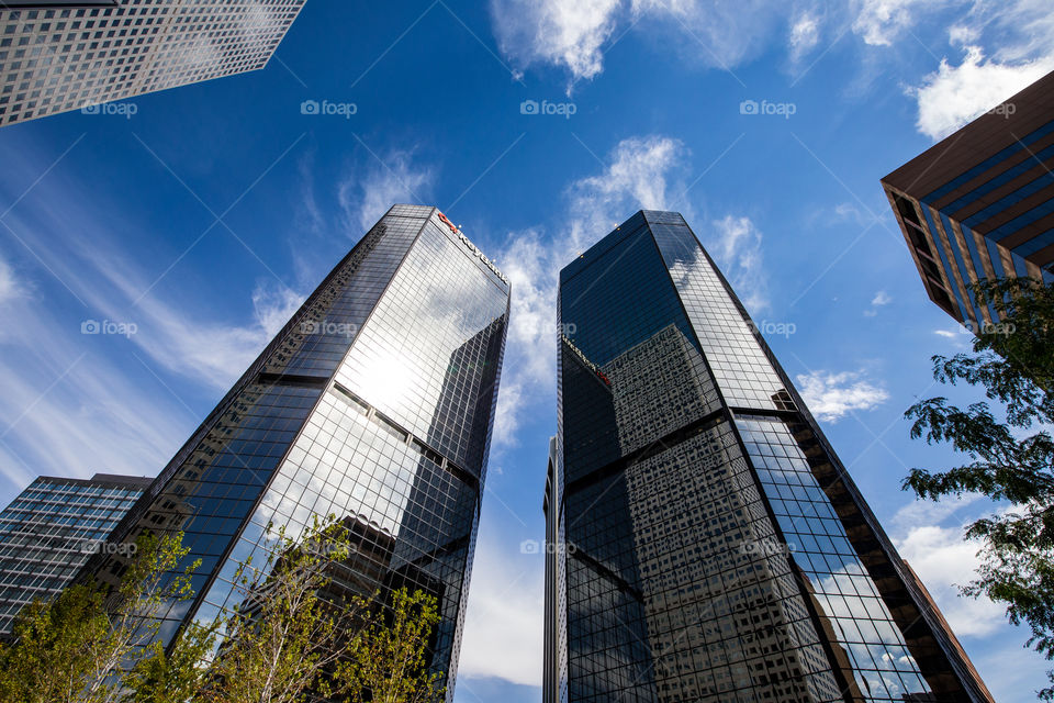 Glass towers of Denver