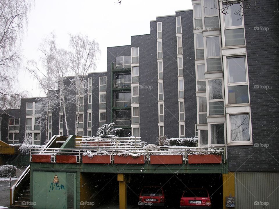 Papenburg dormitory facade in Bochum