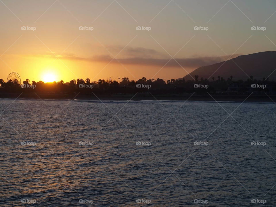 sunset amusement park ventura harbor by ezdrossi