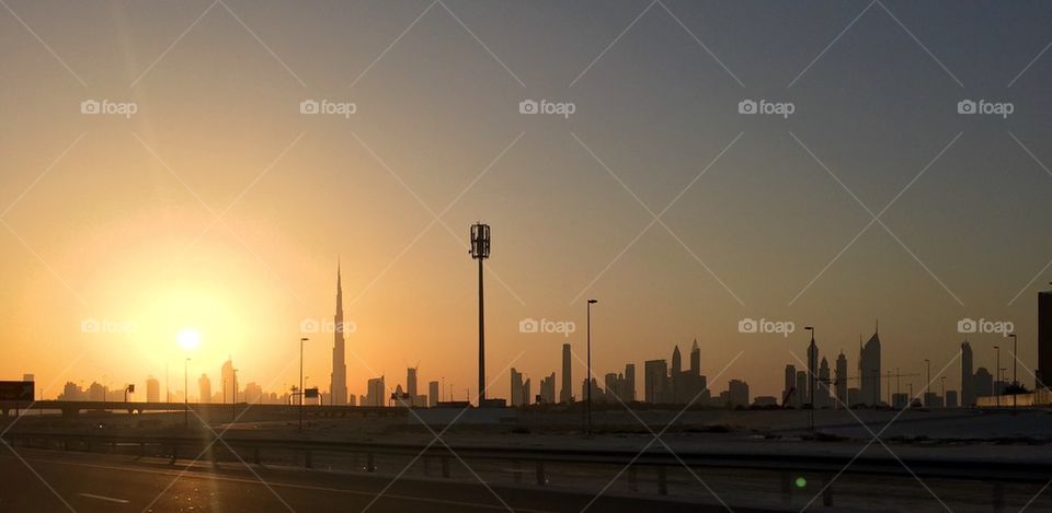 Dubai sunset 