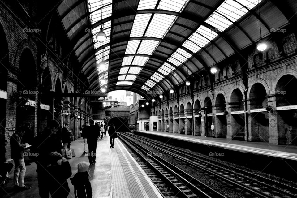 Old English train station