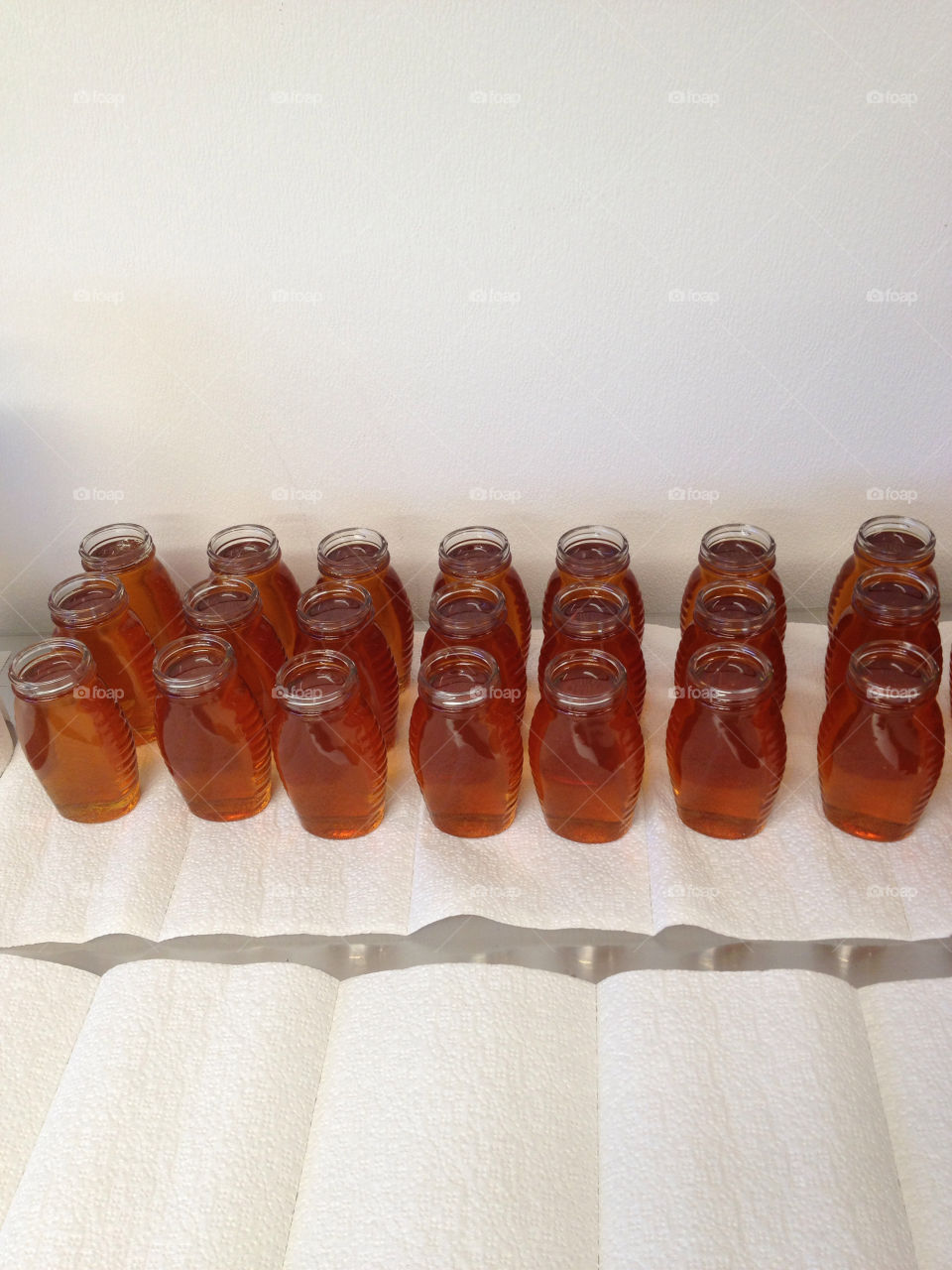 honey harvest bottling honey by Trevor