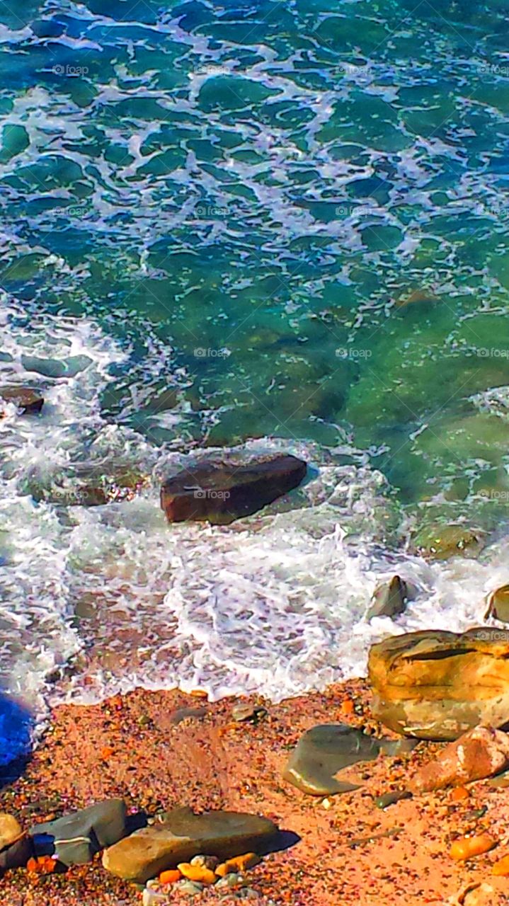 Hiesler Park Cove. Rip tide @Hiesler park cove in Laguna Beach