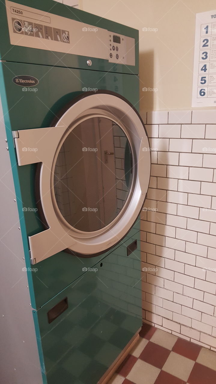 Dryer in washingroom