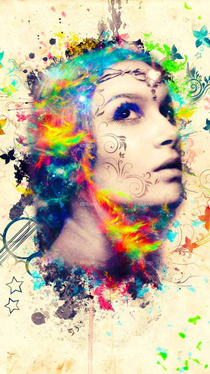 Drawing and painting....