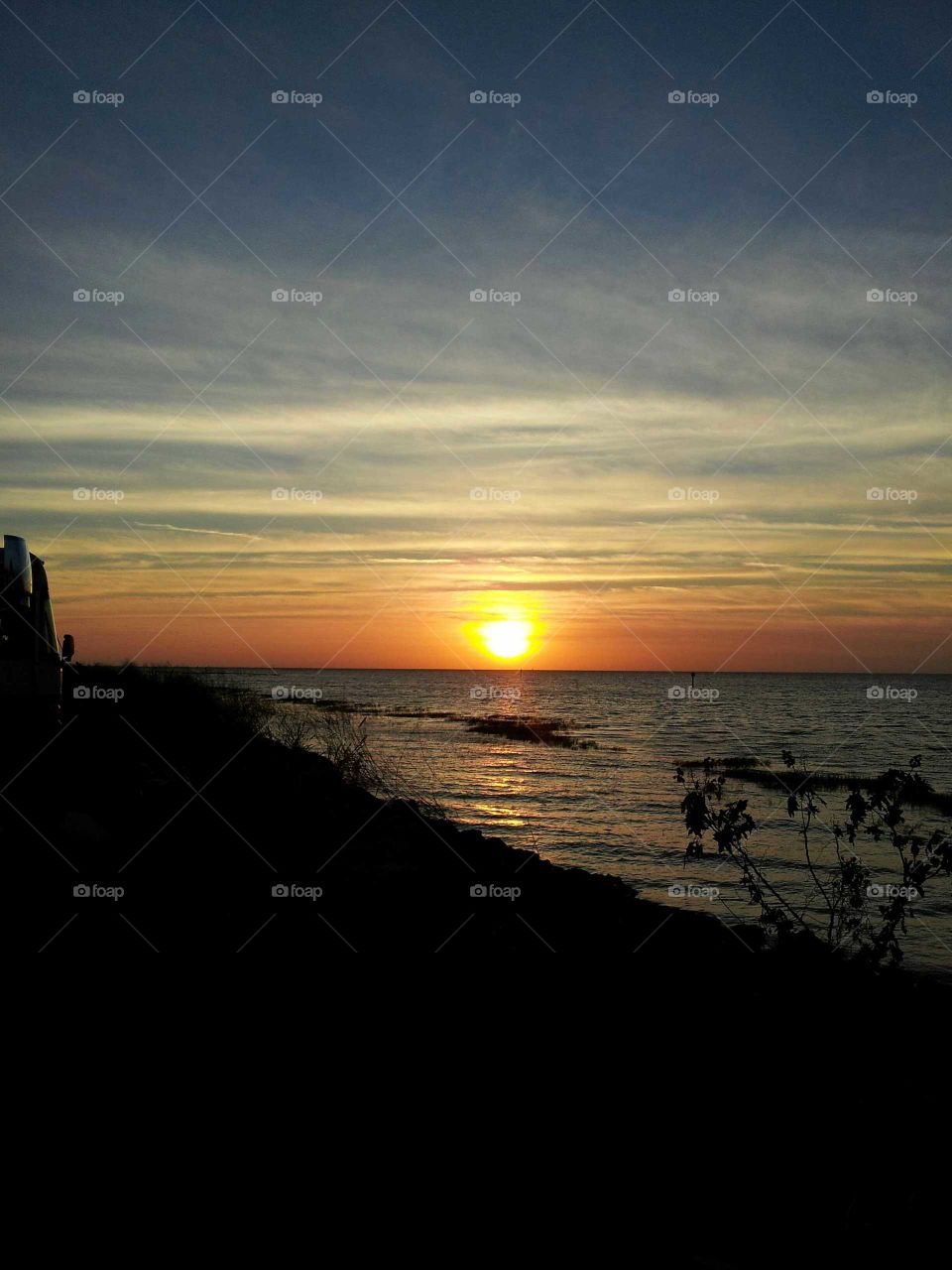Sunset, Okeechobee, South Florida , Water, Camping