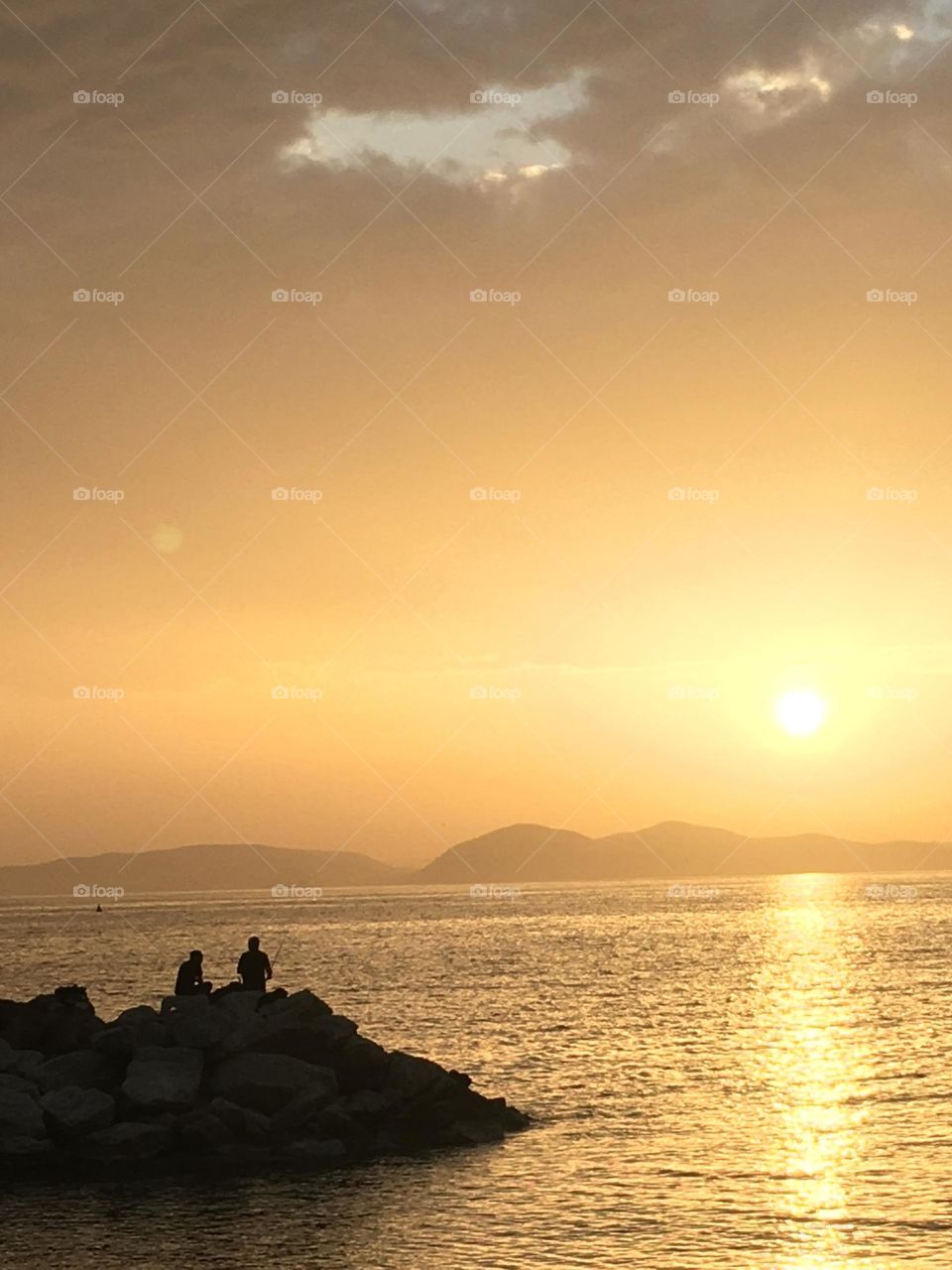 People fishing 
