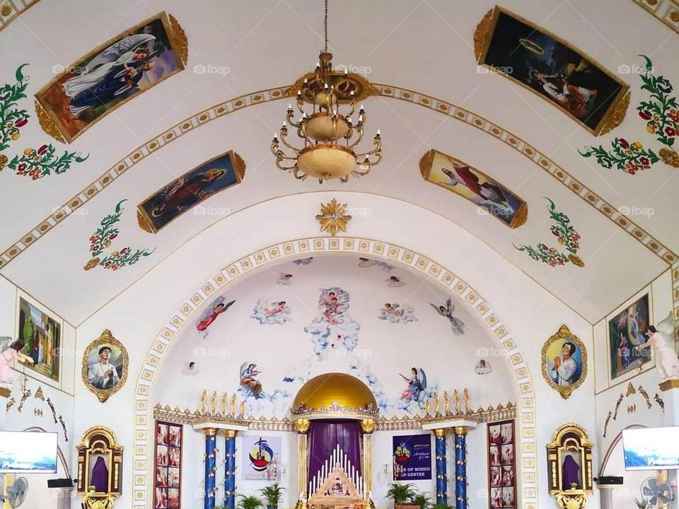 godly church with triangular