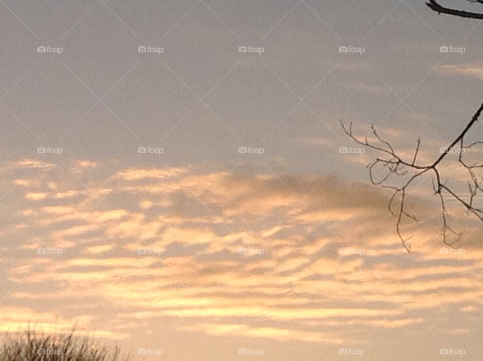 Morning clouds on a Spring morning.