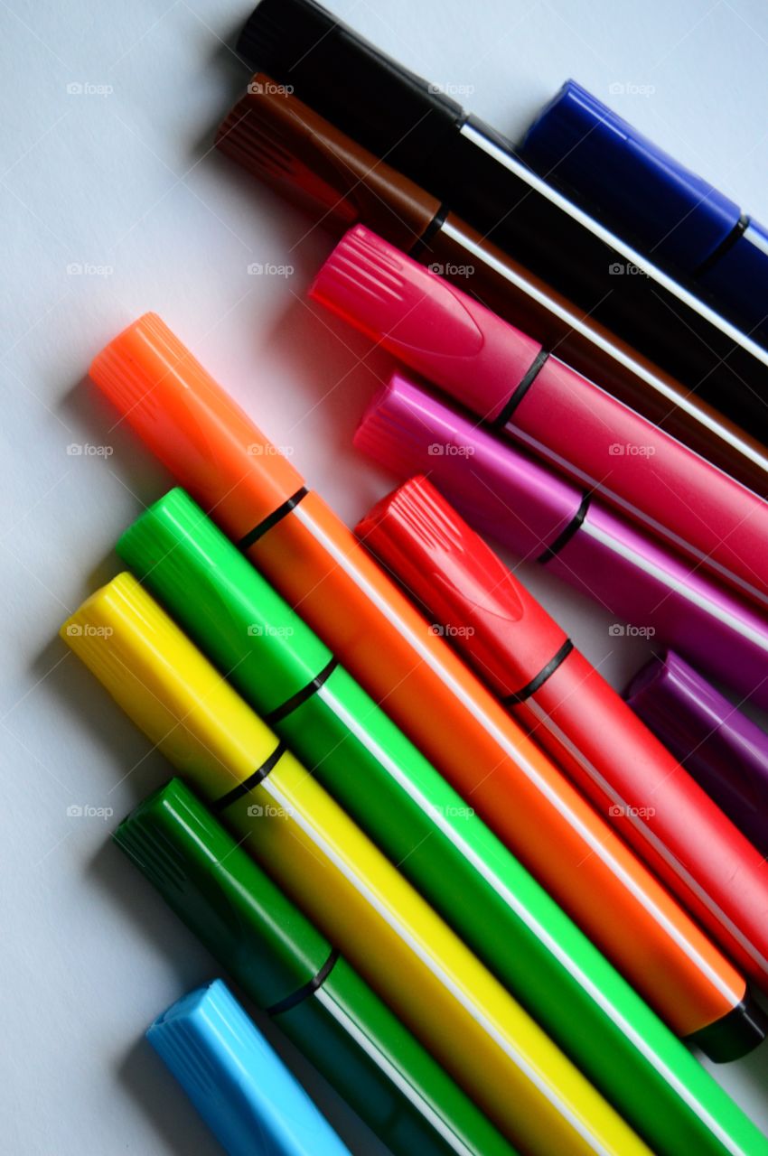 Beautiful, colorful markers