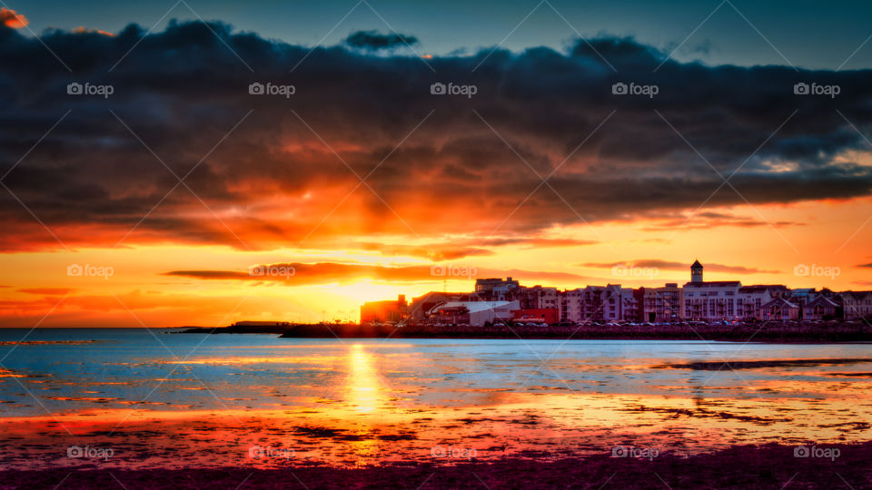 Sunset at Salthill