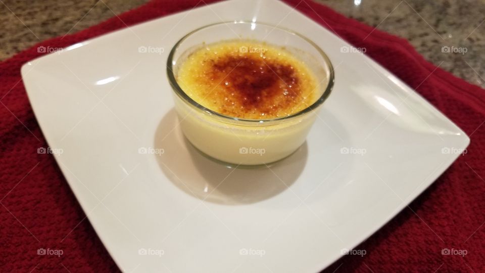 Plated Creme Brulee