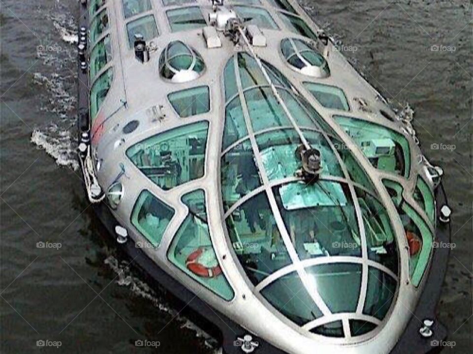Himiko water bus is a completely unique water bus with its streamline shaped body with 3D windows.