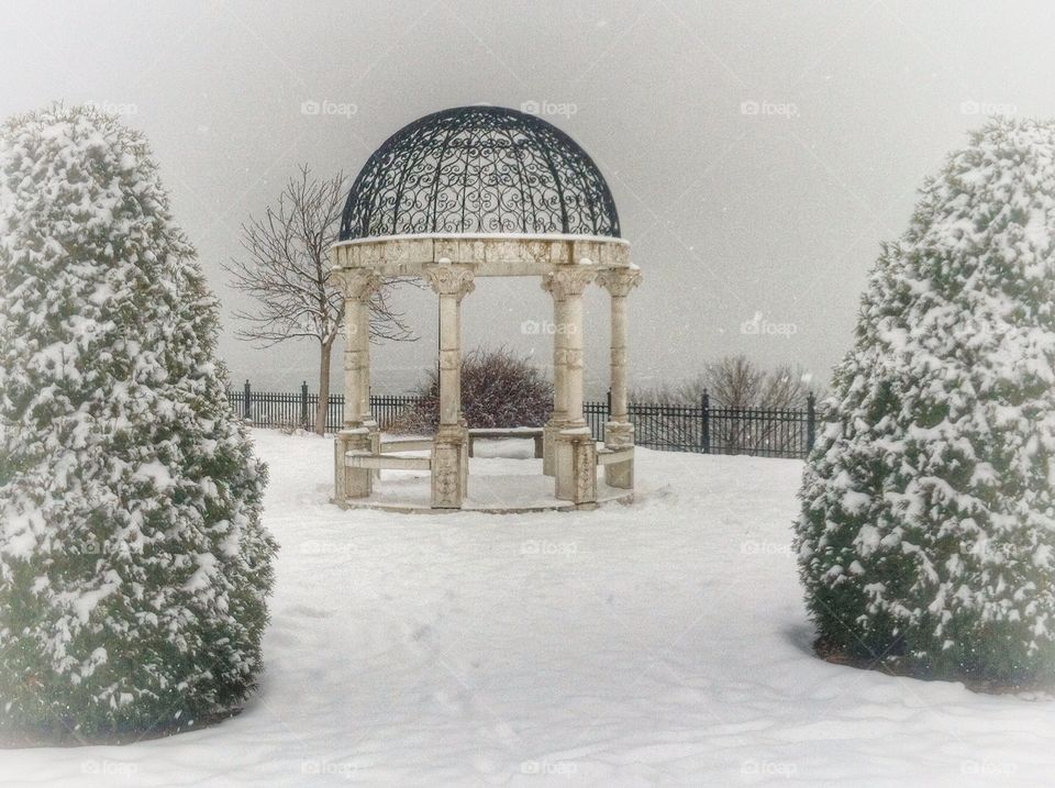 Winter gazebo