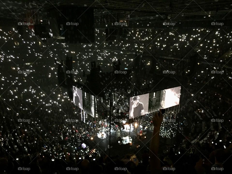 The final Ottawa show of the Tragically Hip in Ottawa, Canada.