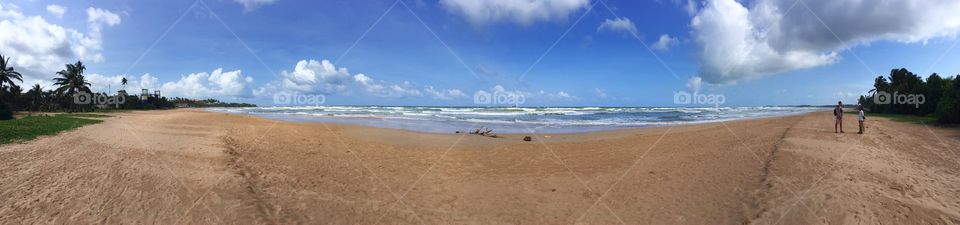 Huge beaches in Sri Lanka