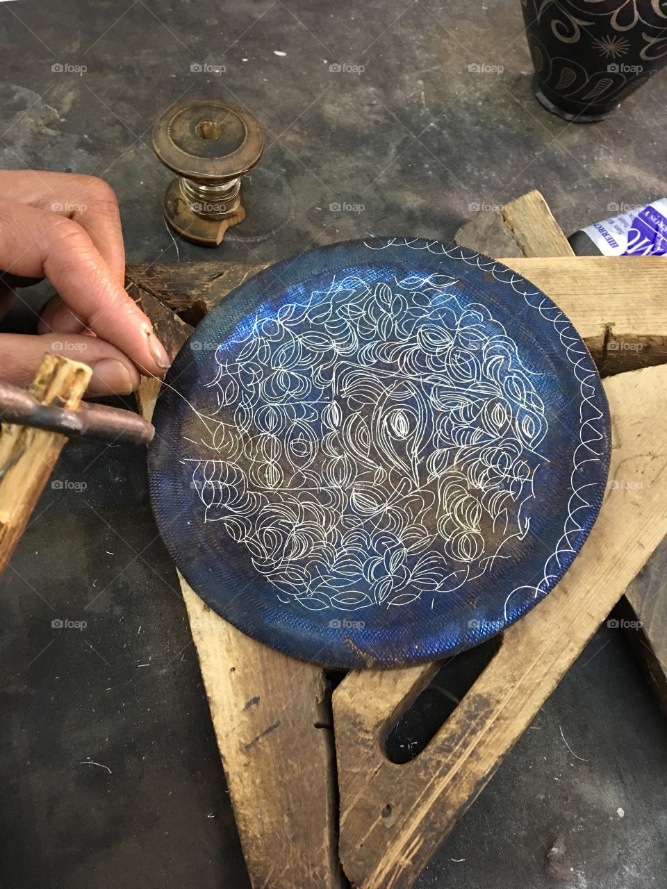 Ornate decorative plate 