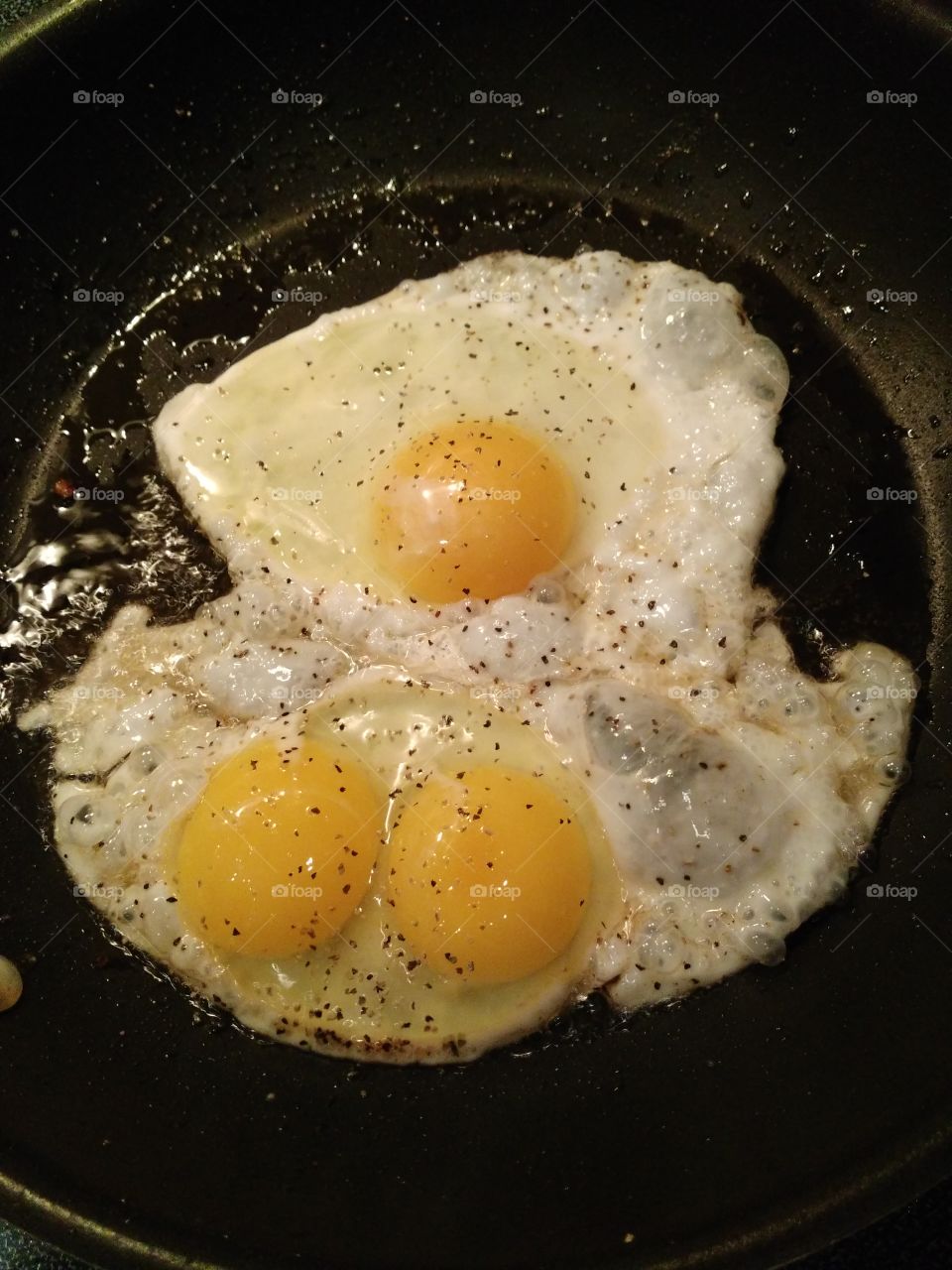 Double yolk egg.