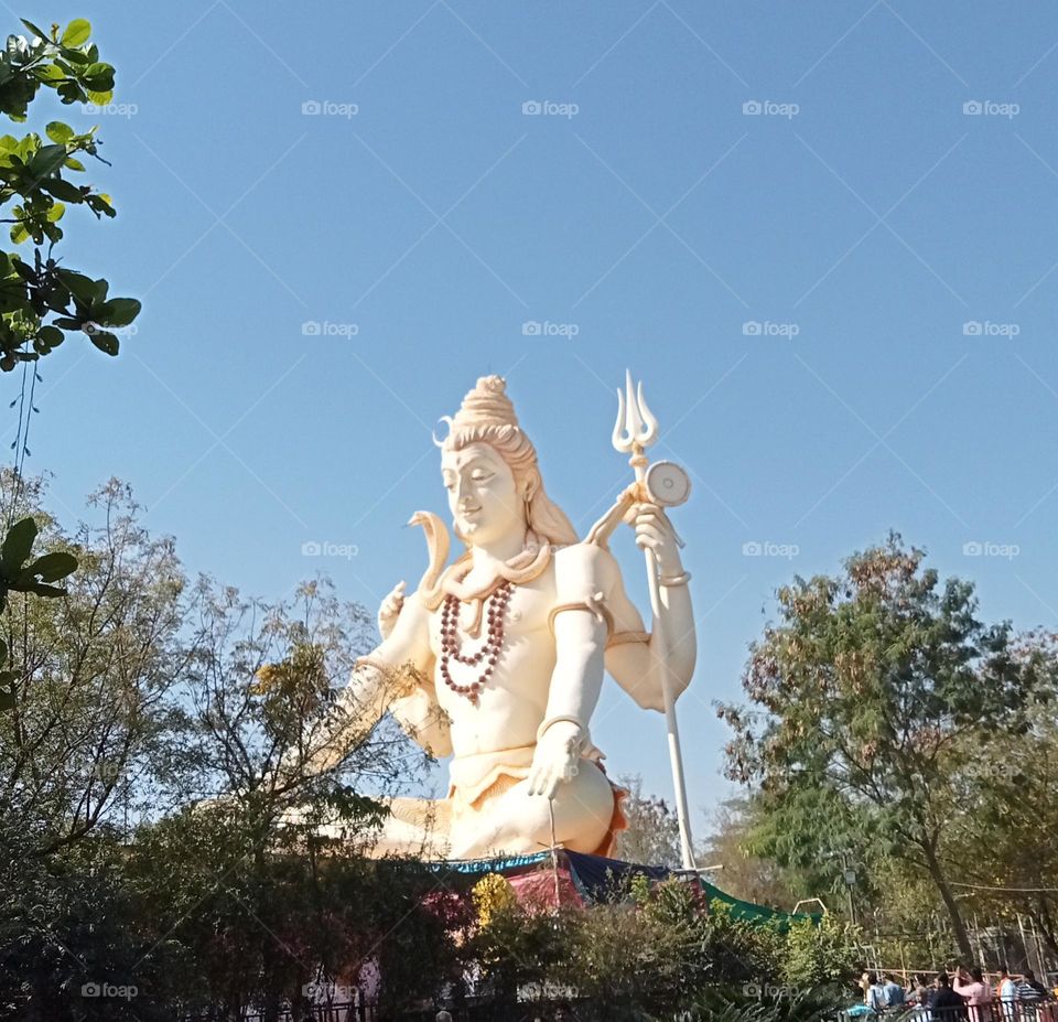 God Shiva statue at 'Shivgiri'. this photo removed in religious occasion of 'Shivratri', the Indians most important festival. We fasting this day for worship of Shiva. We fasting and prayer of Shiva for please him, this day. This day is very holy.