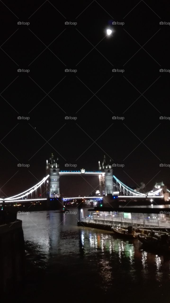 Tower Bridge in night
