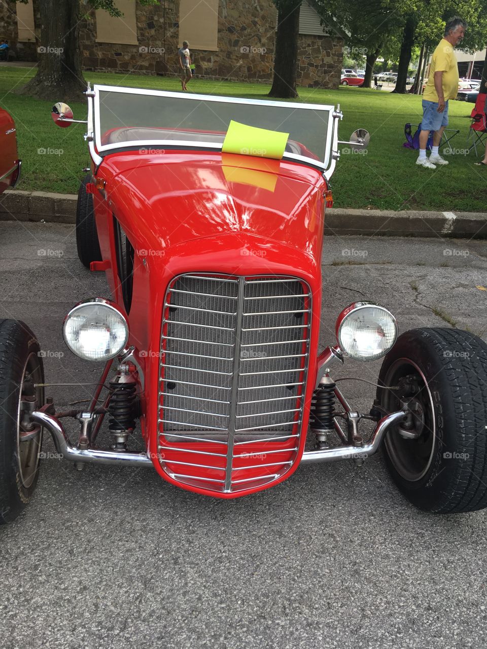 Let’s go Cruze on the down the road in this pretty roadster! Car show in my town 