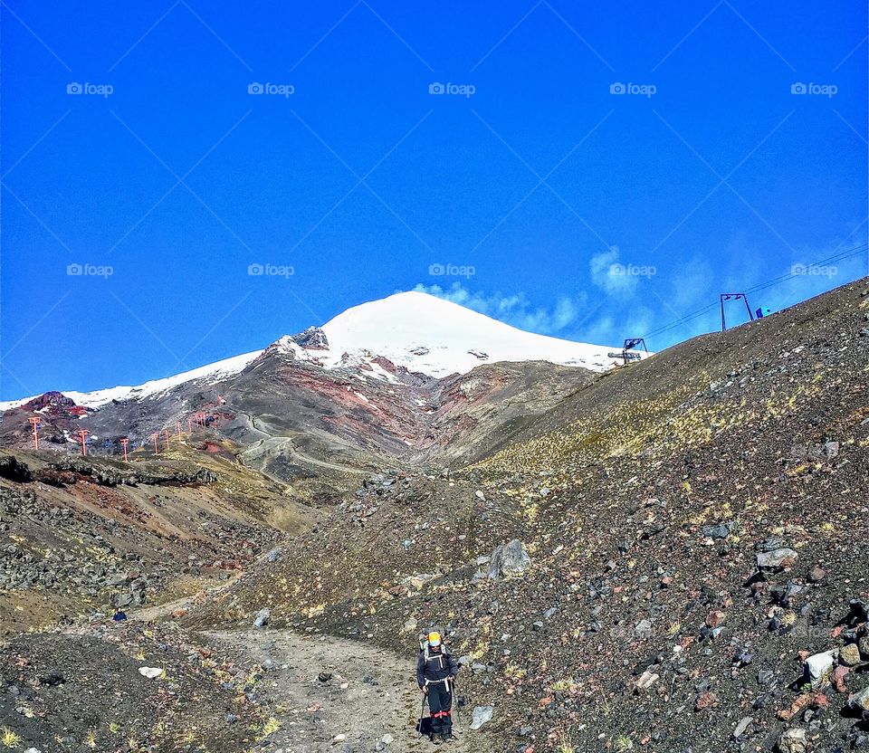 Volcano Villarrica in Púcon, Chile