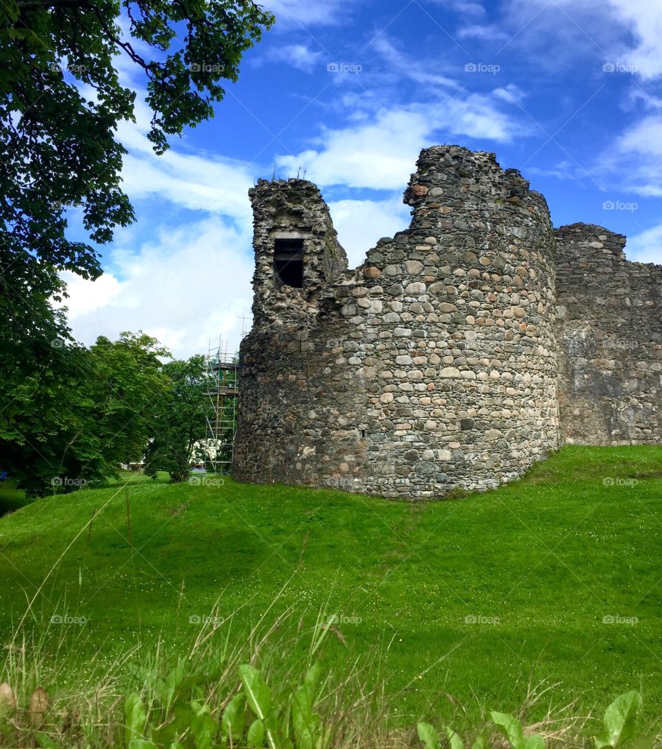 Old Castle in Scotland