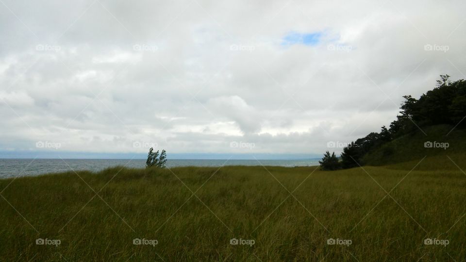 Lake Michigan scenic view