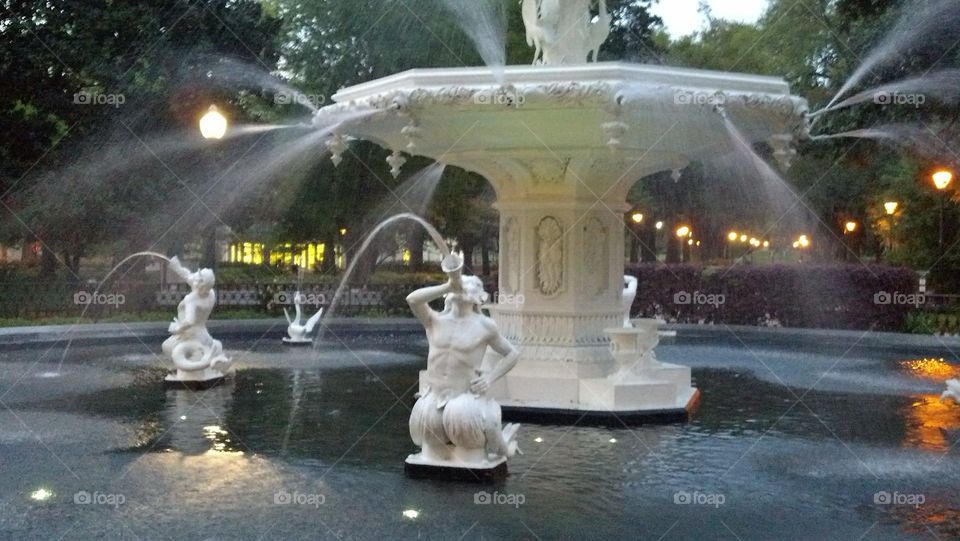 Forsyth Park. taken early am before crowd