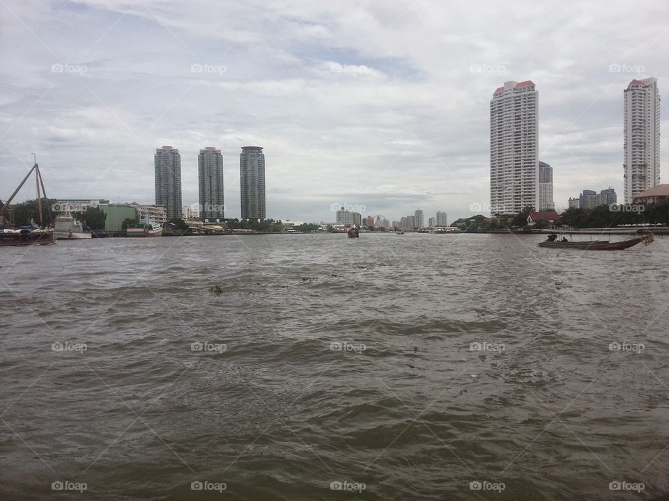River bangkok. main River in Bangkok