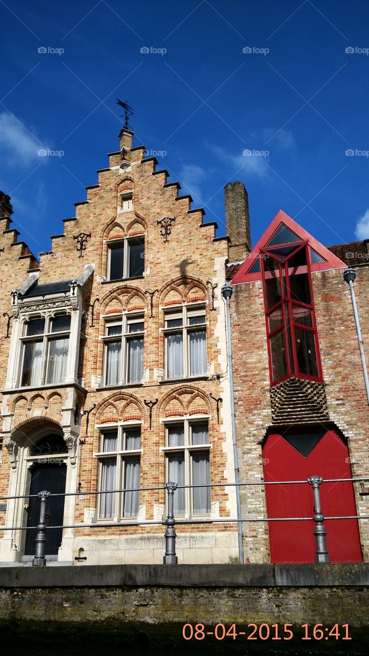 Beauty of city . the beautiful Brugge, Belgium 