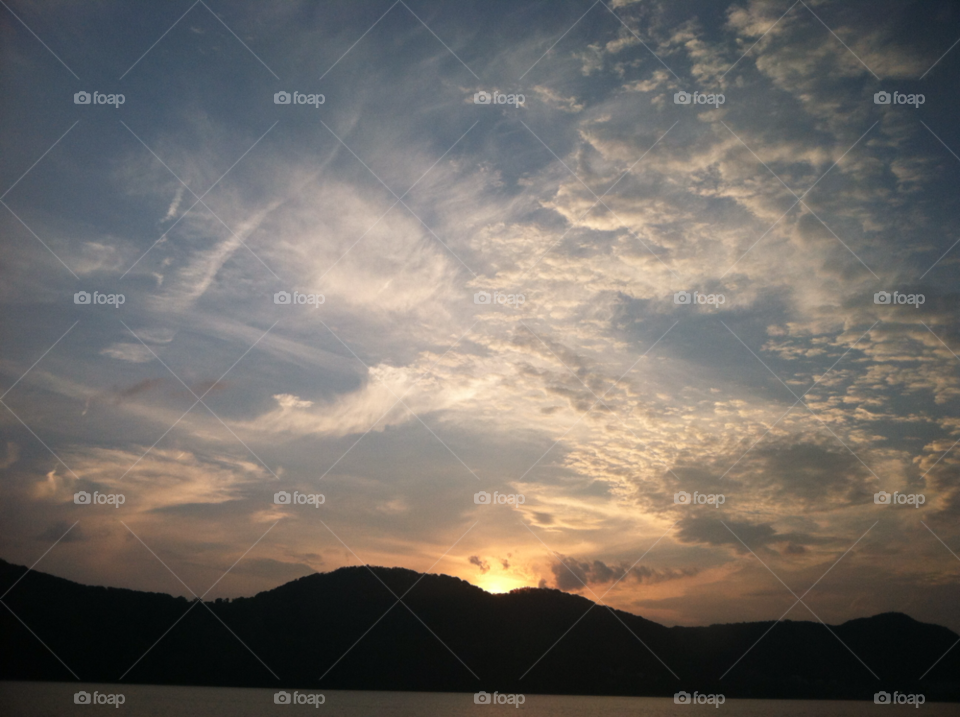 Sunset, No Person, Sky, Landscape, Sun