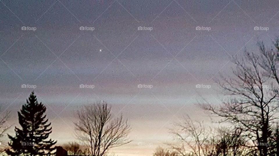 evening sky