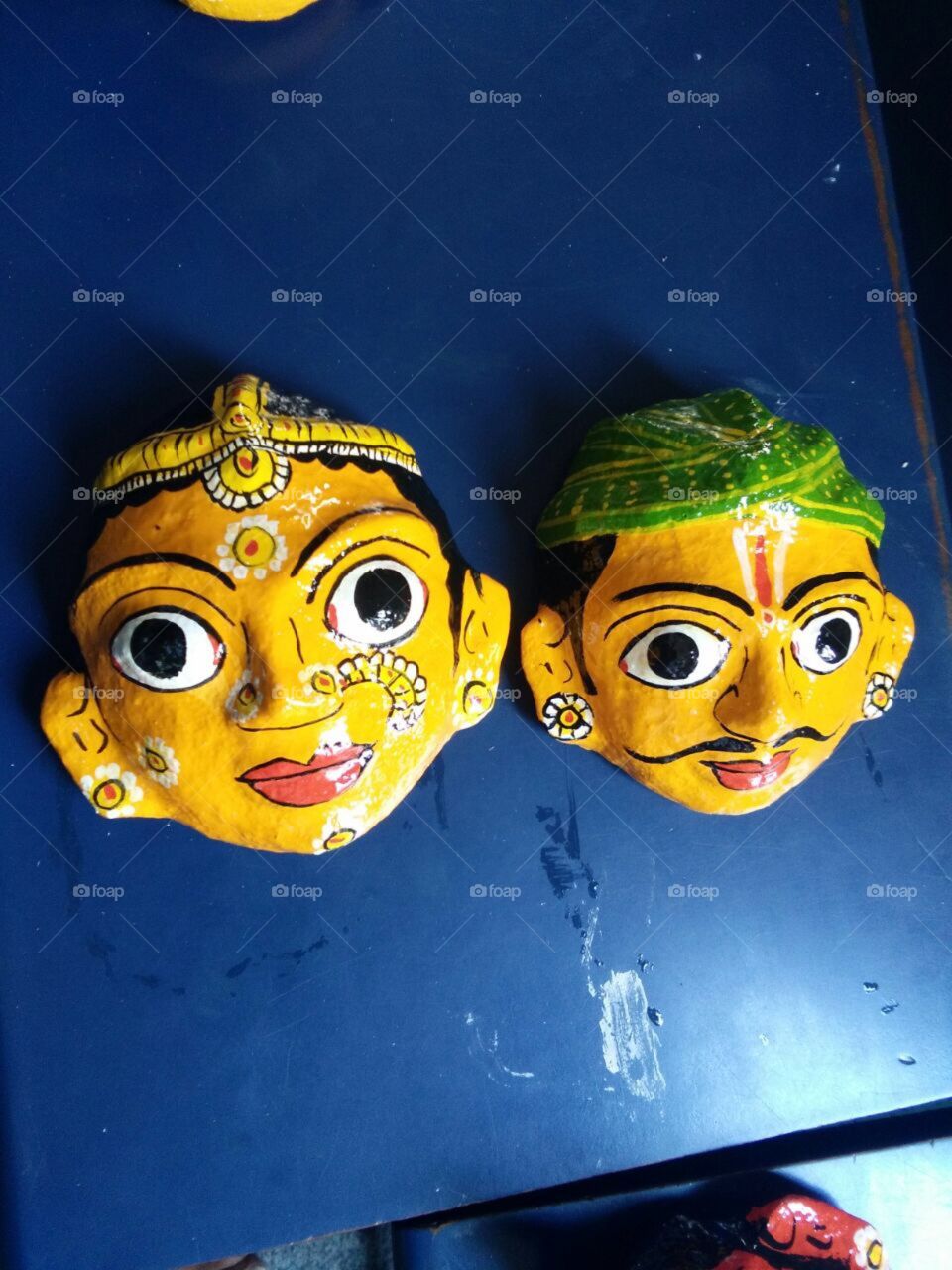 Indian art mask 