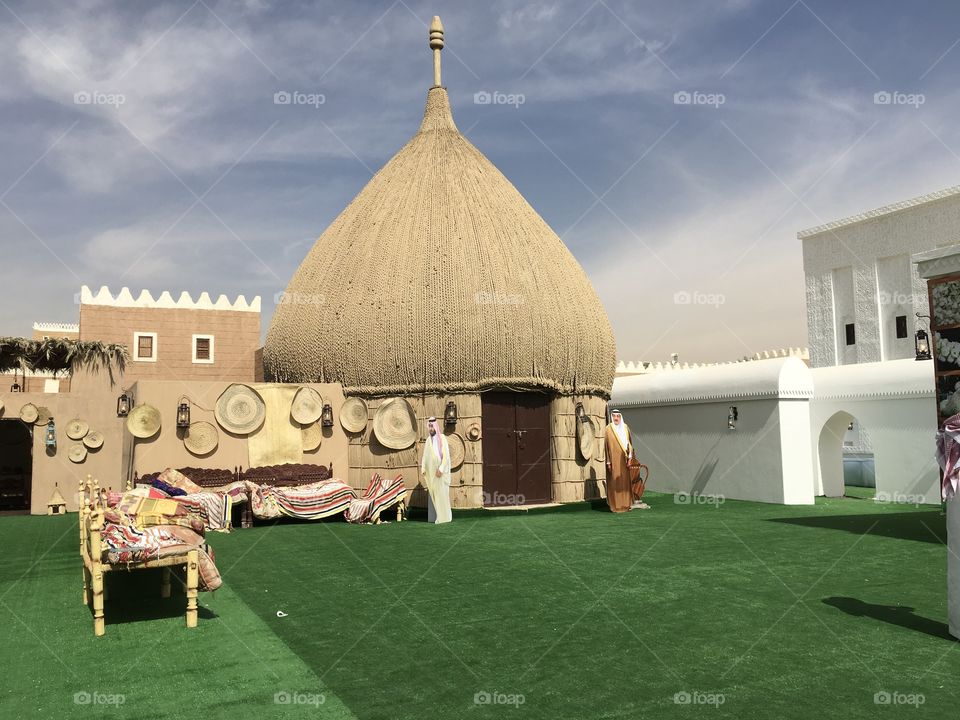 A tradition house from Frasan Island, Saudi Arabia 