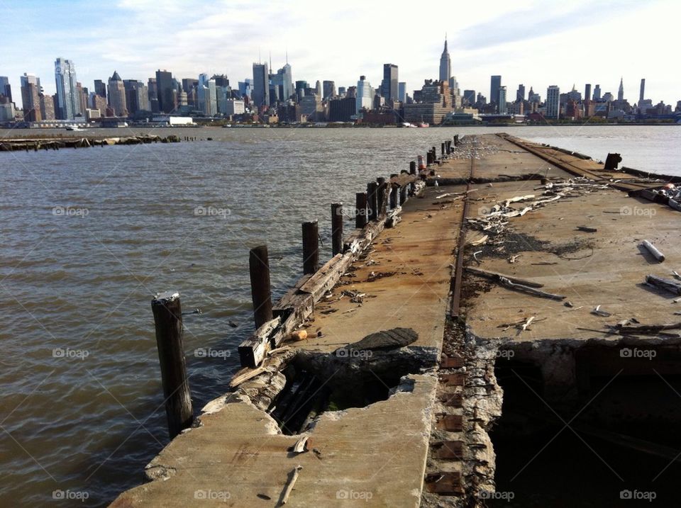 Abandoned bridge