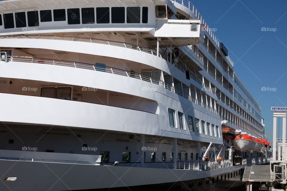 Cruiseship in Antwerp