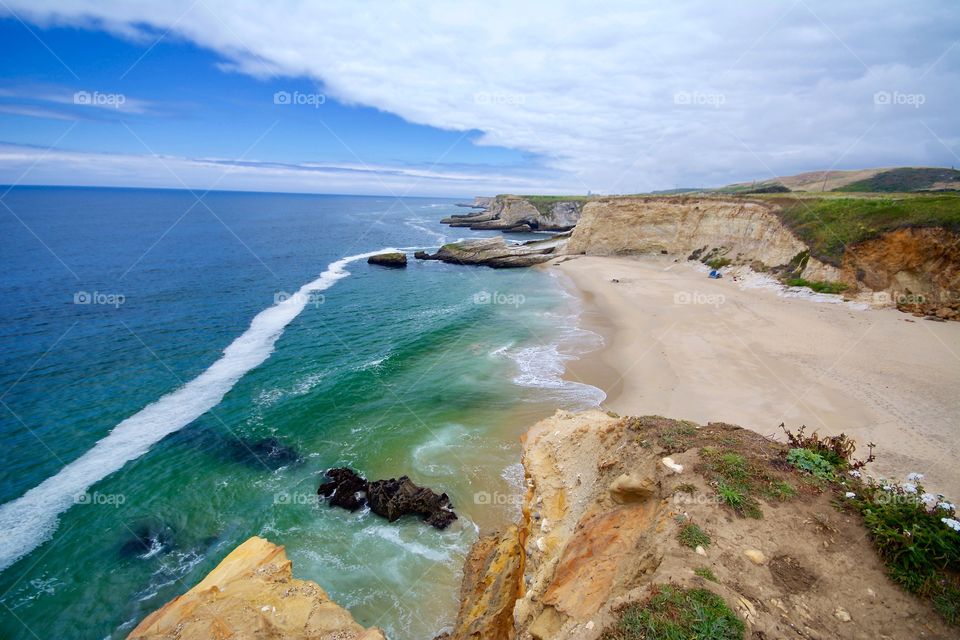 Panther beach near Santa Cruz, California 