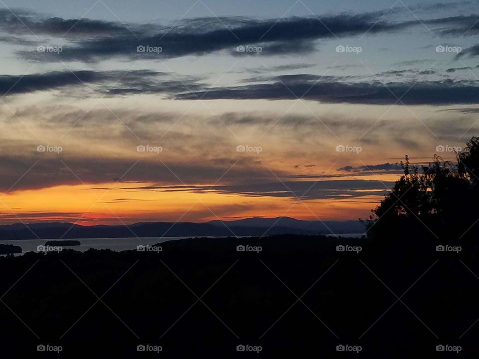 Sunset at Overlook Park
