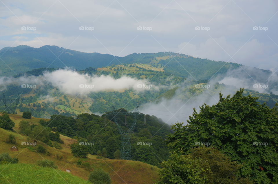 Balkan mountains in Romania