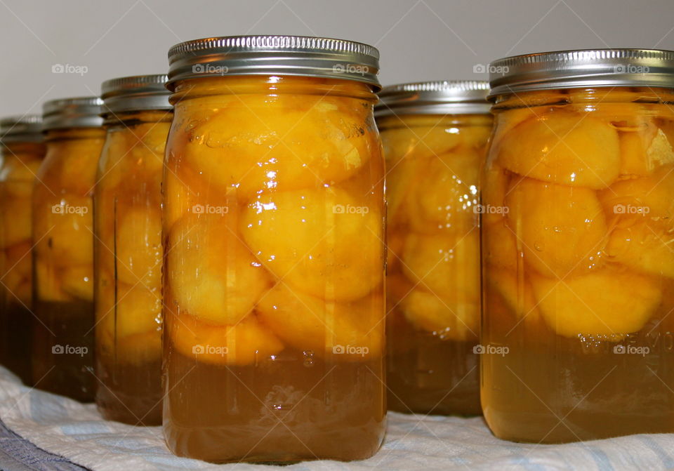 Farm Fresh Canned Peaches