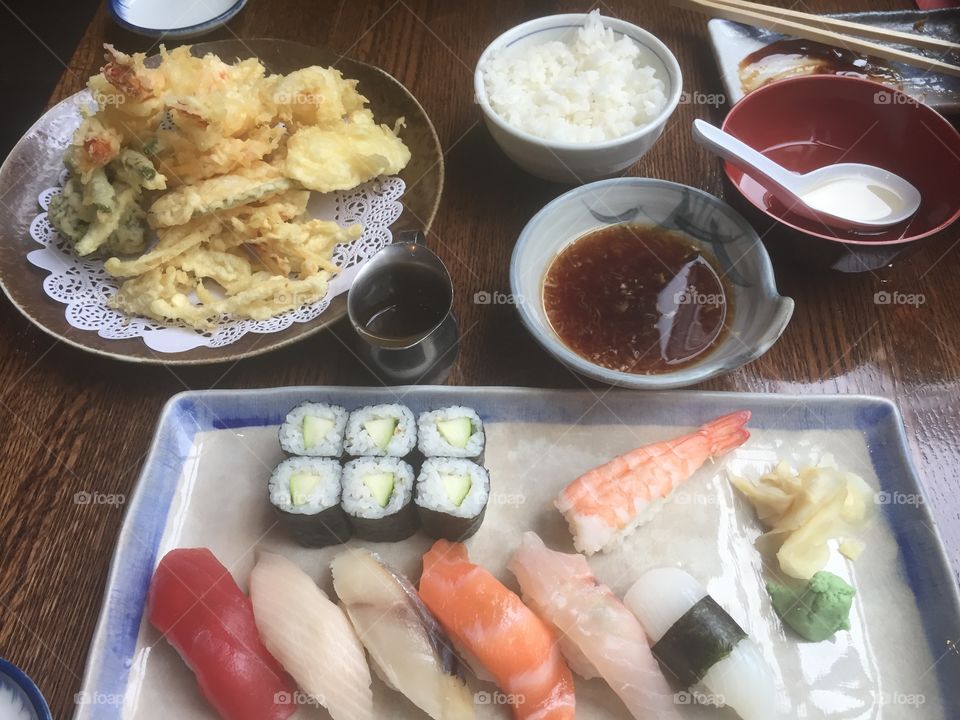 Fresh Delicious Sushi 