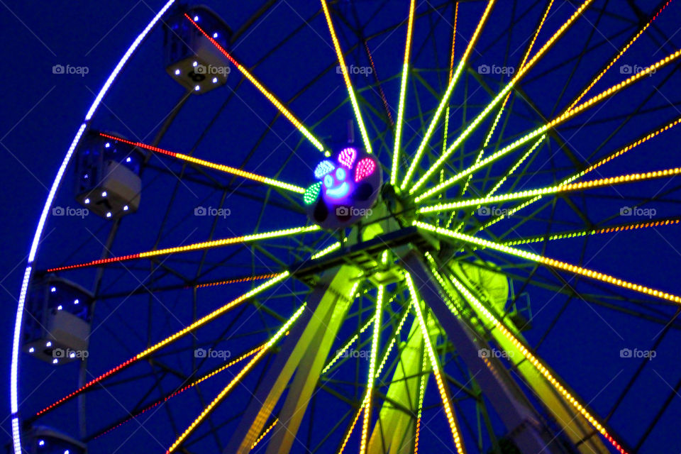 Amusement park, amusement park, merry-go-round, Ferris wheel