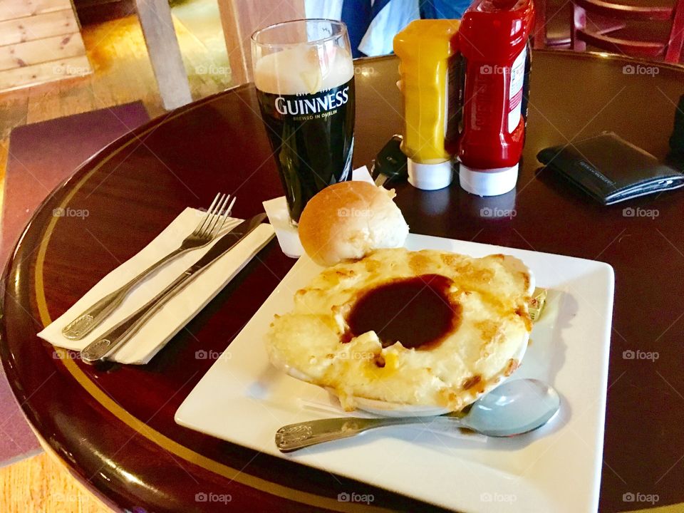 Shepards pie and a pint. 