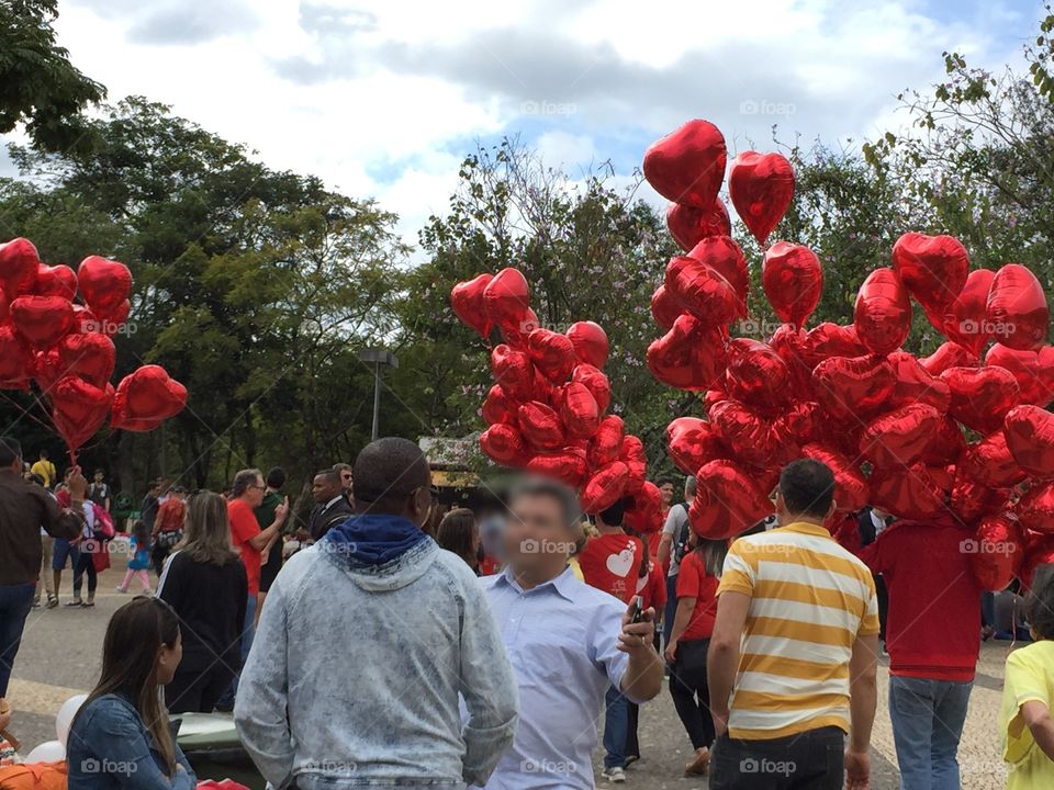 Red balloons