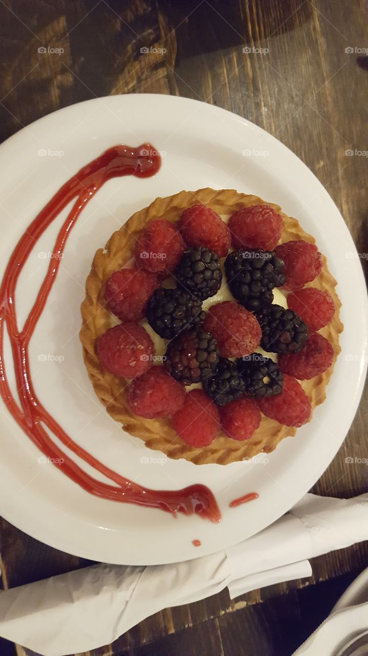 Close up Fruit Tart