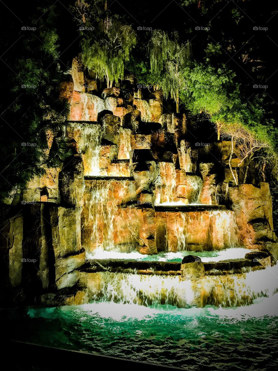 Las Vegas Waterfall