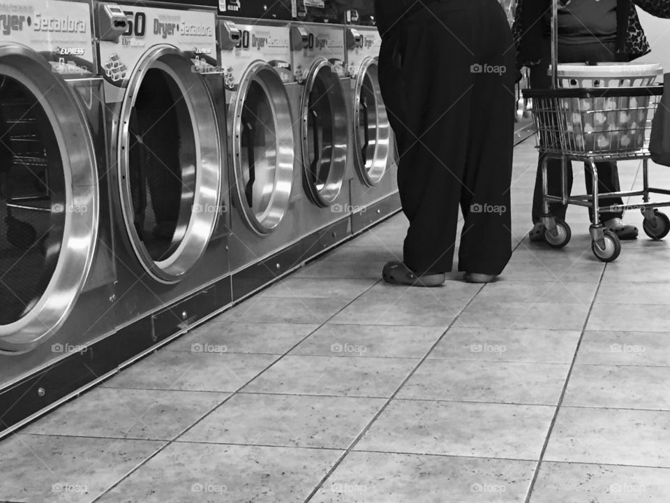 At the Laundromat