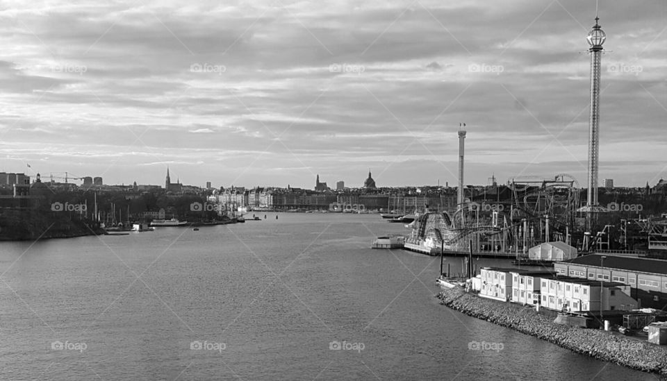 Black and White view From Stockholm