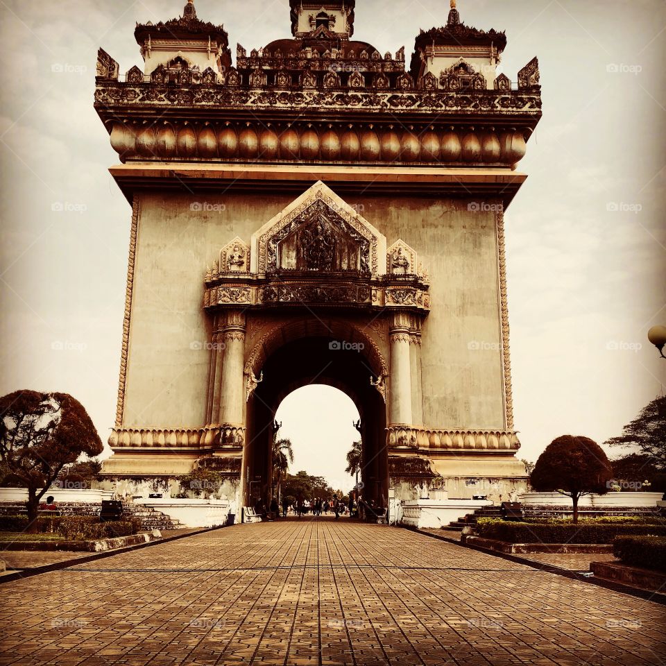 Victory Arch - Le Arc de Triomphe Vientiane 
